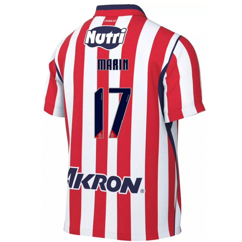 Danxen Herren Ricardo Marín #17 Rot Weiß Heimtrikot Trikot 2026/27 T-Shirt Schweiz