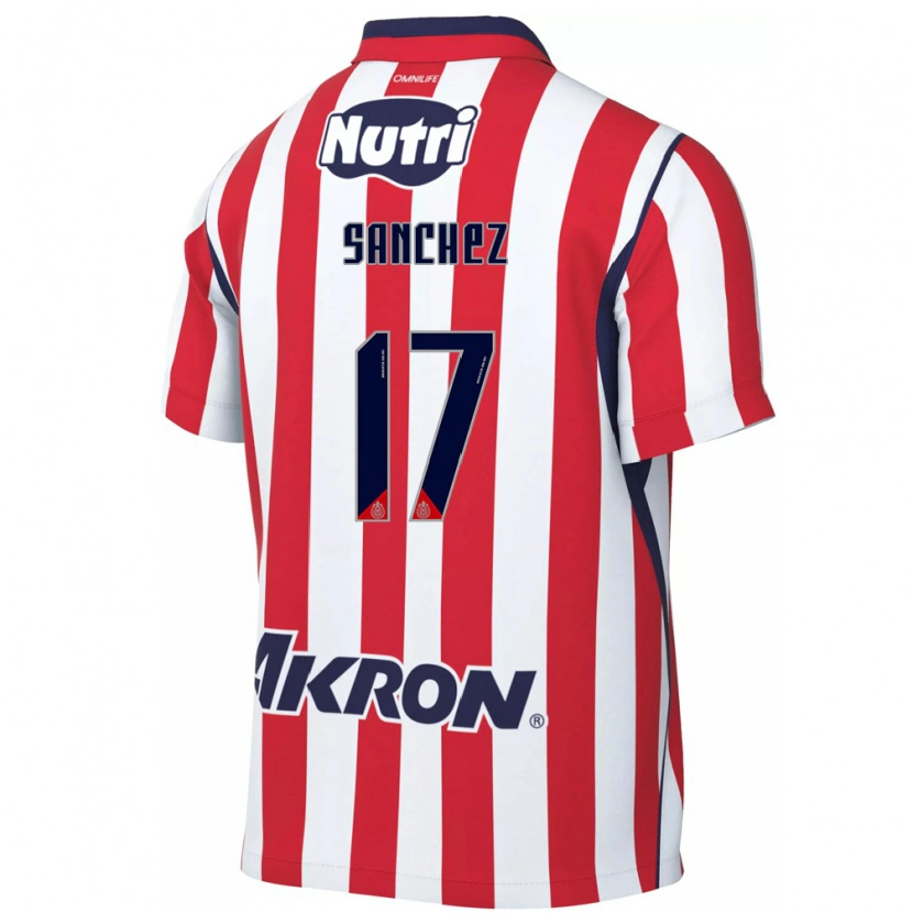 Danxen Herren Jesús Sánchez #17 Rot Weiß Heimtrikot Trikot 2026/27 T-Shirt Schweiz