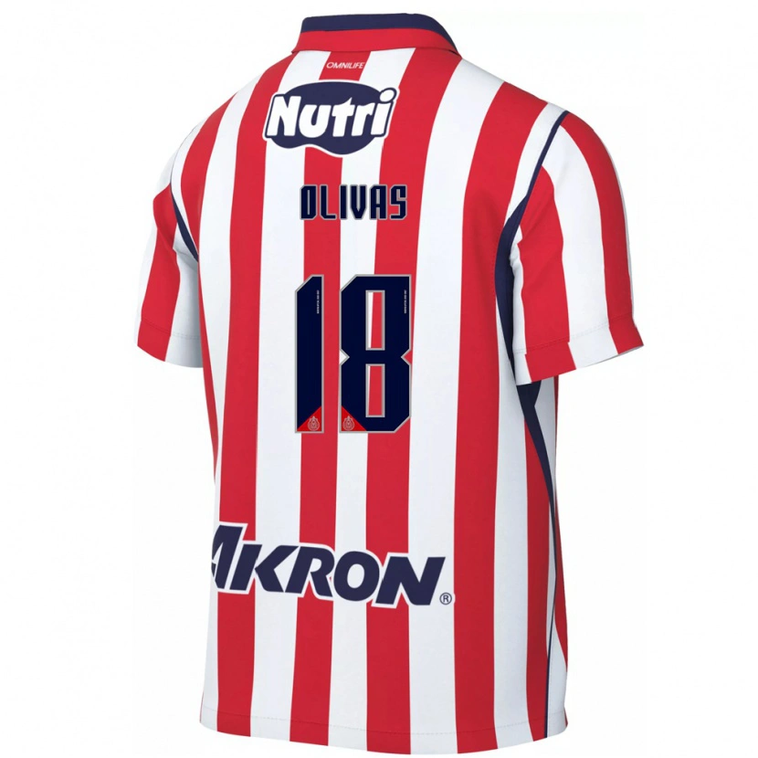 Danxen Herren Luis Olivas #18 Rot Weiß Heimtrikot Trikot 2026/27 T-Shirt Schweiz