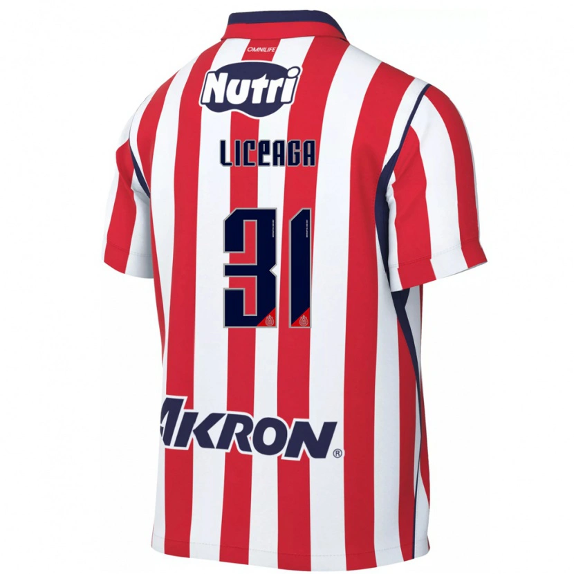 Danxen Herren Sebastián Liceaga #31 Rot Weiß Heimtrikot Trikot 2026/27 T-Shirt Schweiz