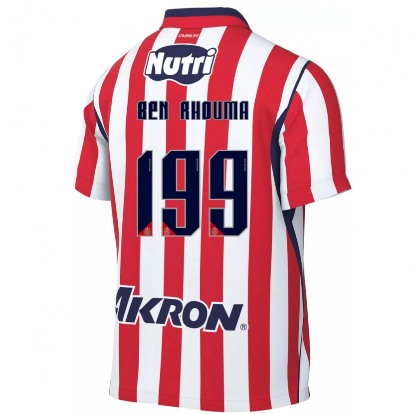 Danxen Herren Anwar Ben Rhouma #199 Rot Weiß Heimtrikot Trikot 2026/27 T-Shirt Schweiz