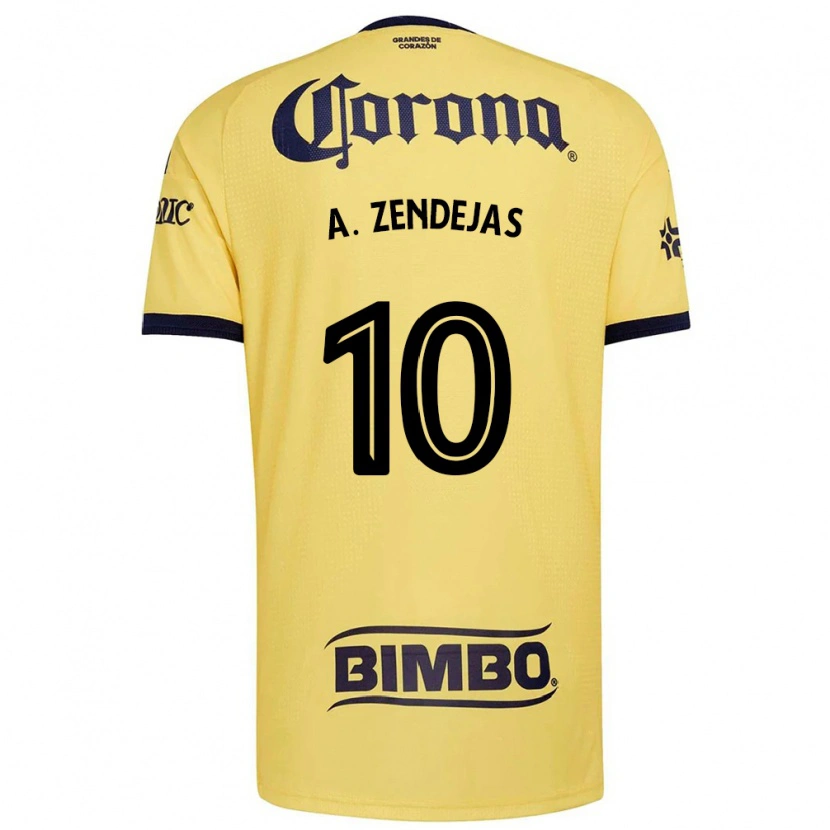 Danxen Herren Álex Zendejas #10 Gelb Rot Schwarz Heimtrikot Trikot 2026/27 T-Shirt Schweiz