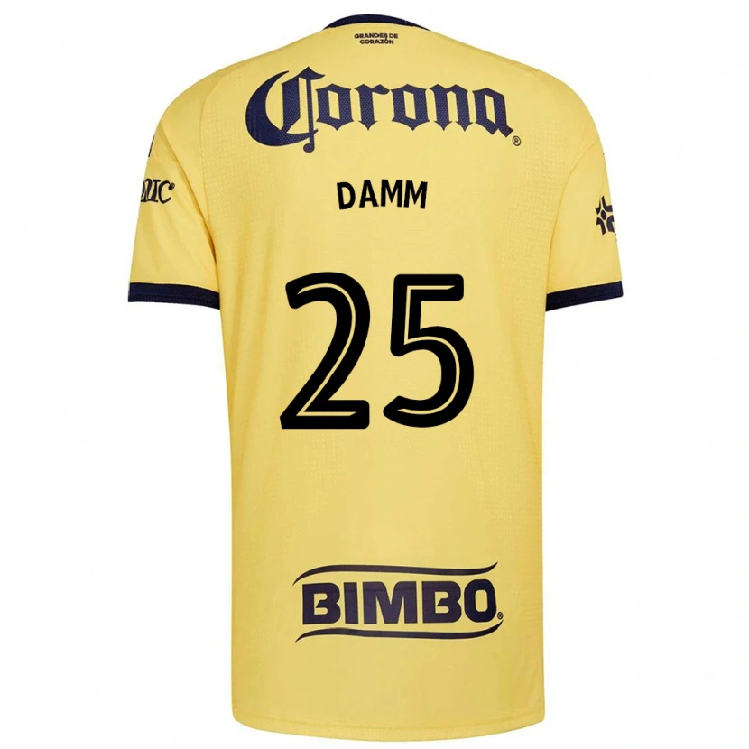 Danxen Herren Jurgen Damm #25 Gelb Rot Schwarz Heimtrikot Trikot 2026/27 T-Shirt Schweiz