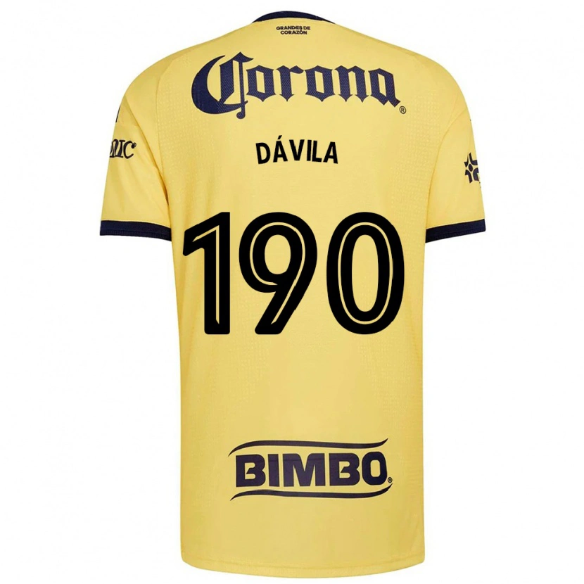 Danxen Herren Emilio Dávila #190 Gelb Rot Schwarz Heimtrikot Trikot 2026/27 T-Shirt Schweiz