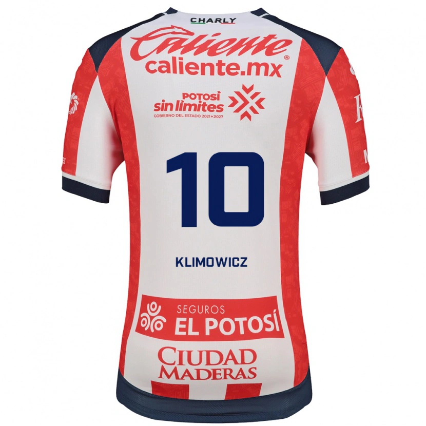 Danxen Herren Mateo Klimowicz #10 Rot Weiß Schwarz Heimtrikot Trikot 2026/27 T-Shirt Schweiz