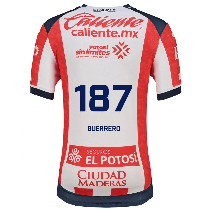 Danxen Herren Javier Guerrero #187 Rot Weiß Schwarz Heimtrikot Trikot 2026/27 T-Shirt Schweiz