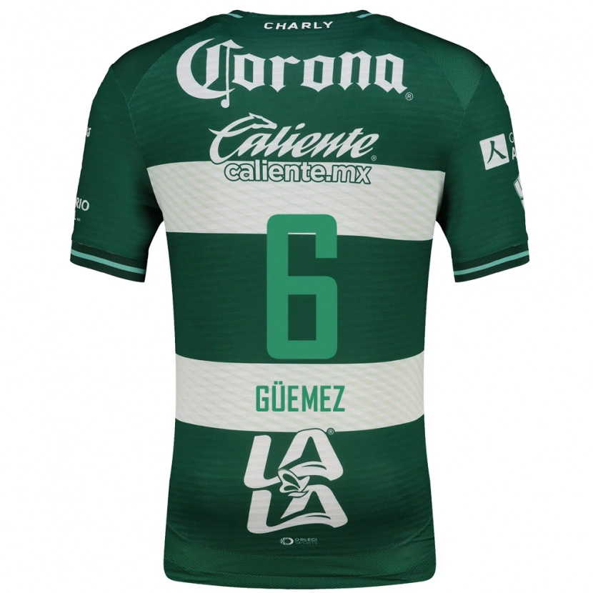 Danxen Herren Javier Güemez #6 Grün Weiß Heimtrikot Trikot 2026/27 T-Shirt Schweiz