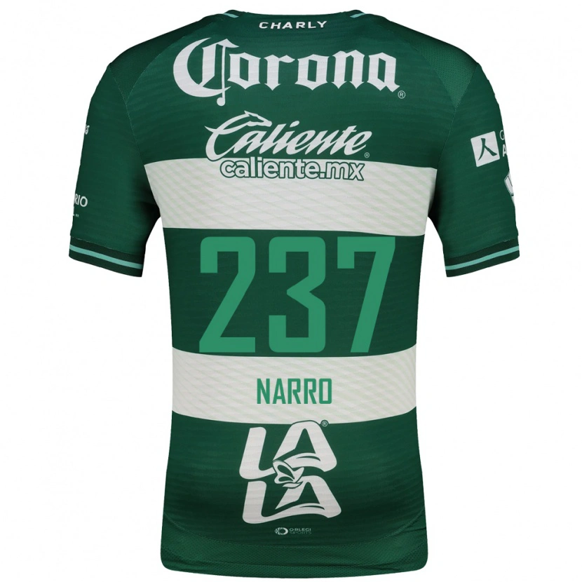 Danxen Herren Ernesto Narro #237 Grün Weiß Heimtrikot Trikot 2026/27 T-Shirt Schweiz
