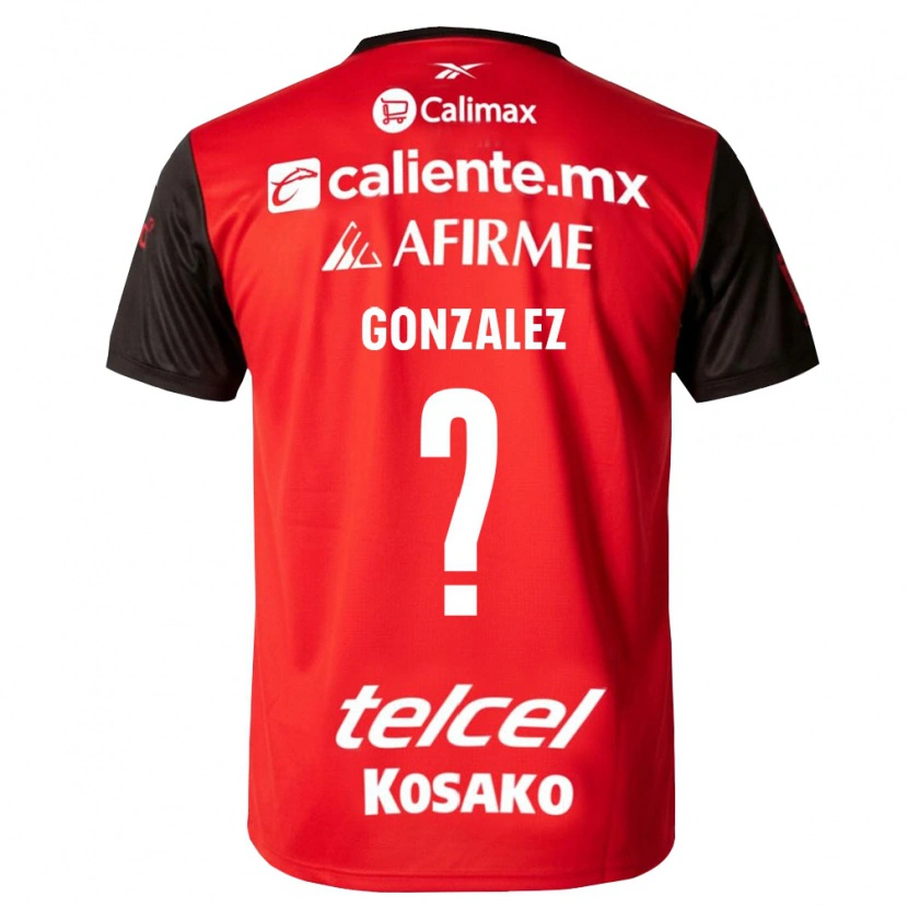 Danxen Herren Óscar González #0 Schwarz Rot Heimtrikot Trikot 2026/27 T-Shirt Schweiz