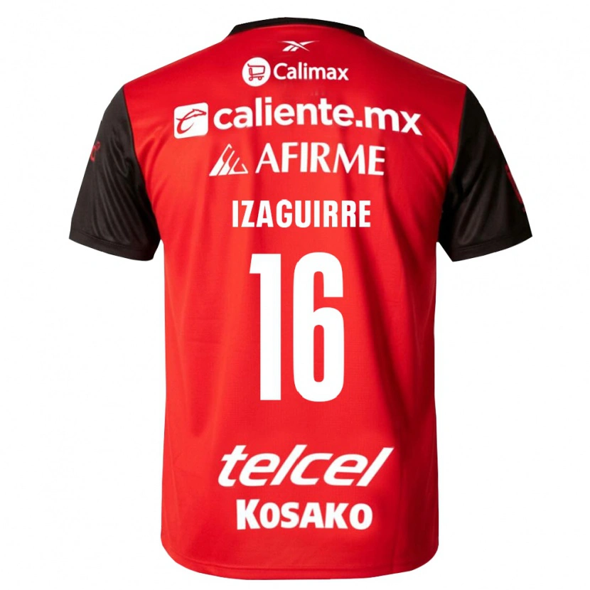 Danxen Herren Estefanía Izaguirre #16 Schwarz Rot Heimtrikot Trikot 2026/27 T-Shirt Schweiz