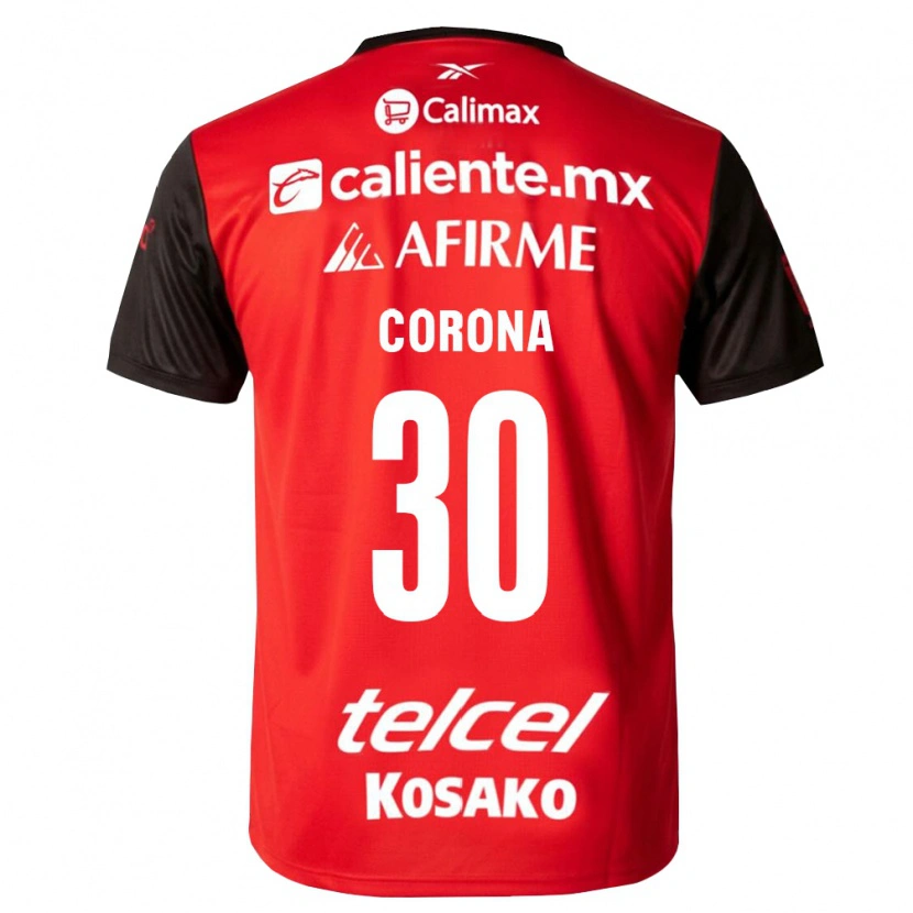 Danxen Herren Jesús Corona #30 Schwarz Rot Heimtrikot Trikot 2026/27 T-Shirt Schweiz