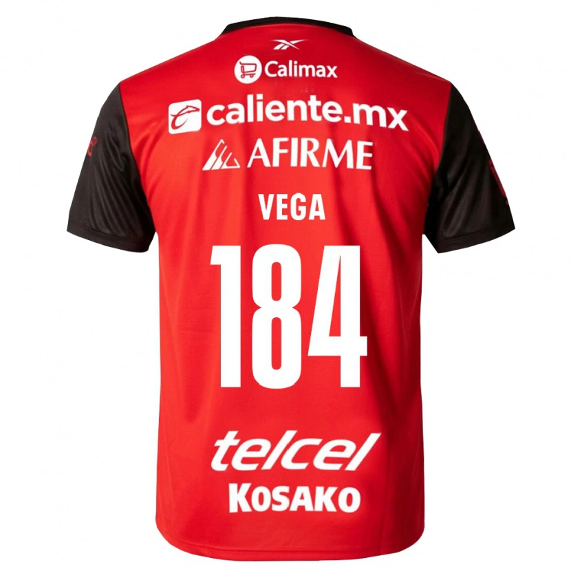 Danxen Herren Daniel Vega #184 Schwarz Rot Heimtrikot Trikot 2026/27 T-Shirt Schweiz