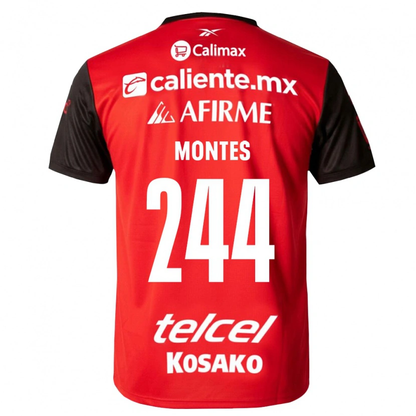 Danxen Herren Raúl Montes #244 Schwarz Rot Heimtrikot Trikot 2026/27 T-Shirt Schweiz