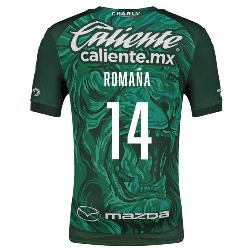Danxen Herren Jhohan Romaña #14 Grün Schwarz Heimtrikot Trikot 2026/27 T-Shirt Schweiz