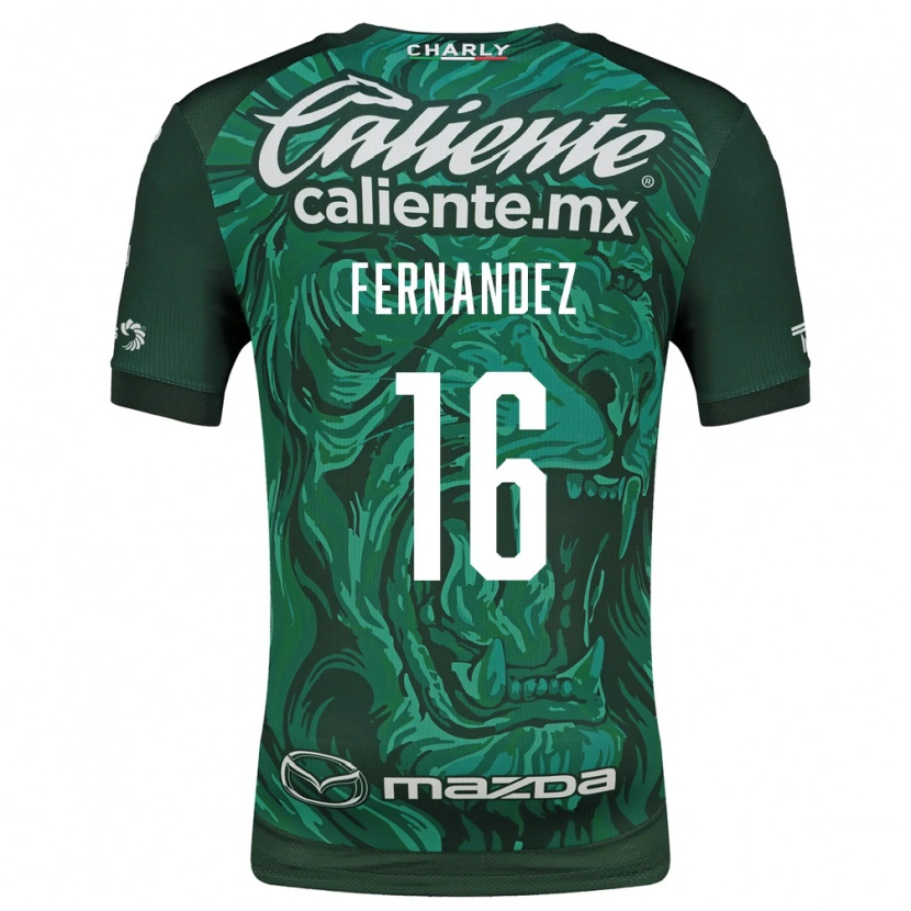 Danxen Herren Omar Fernández #16 Grün Schwarz Heimtrikot Trikot 2026/27 T-Shirt Schweiz