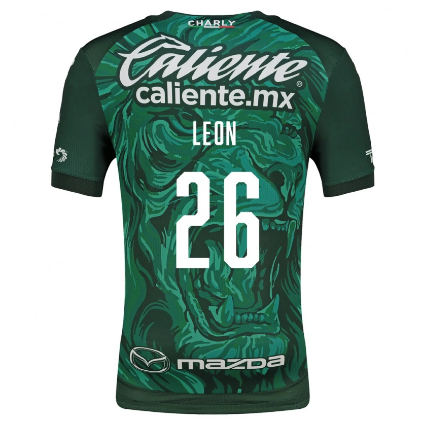 Danxen Herren Armando León #26 Grün Schwarz Heimtrikot Trikot 2026/27 T-Shirt Schweiz