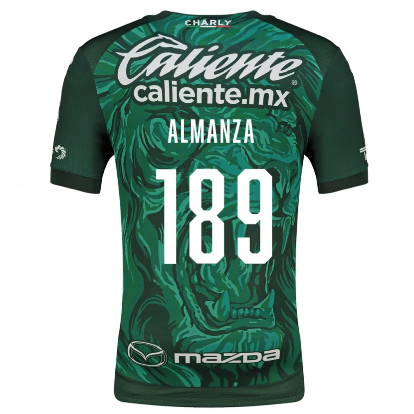 Danxen Herren Román Almanza #189 Grün Schwarz Heimtrikot Trikot 2026/27 T-Shirt Schweiz