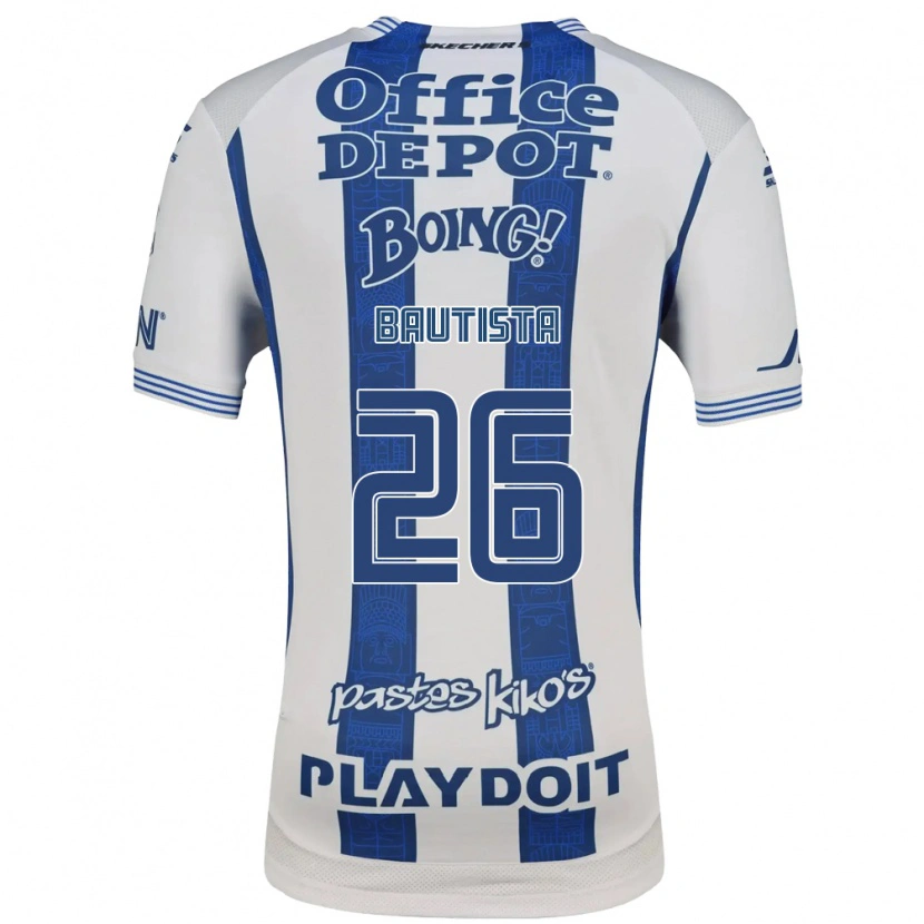 Danxen Herren Alán Bautista #26 Weiß Marineblau Heimtrikot Trikot 2026/27 T-Shirt Schweiz