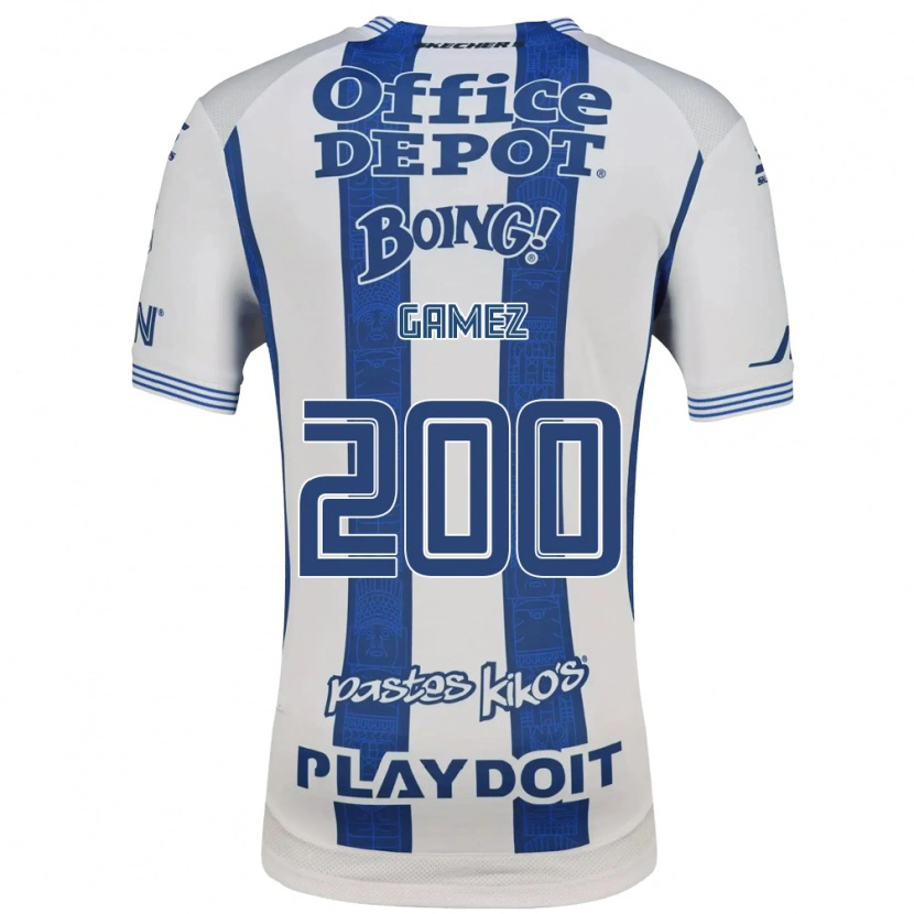 Danxen Herren Sergio Gámez #200 Weiß Marineblau Heimtrikot Trikot 2026/27 T-Shirt Schweiz