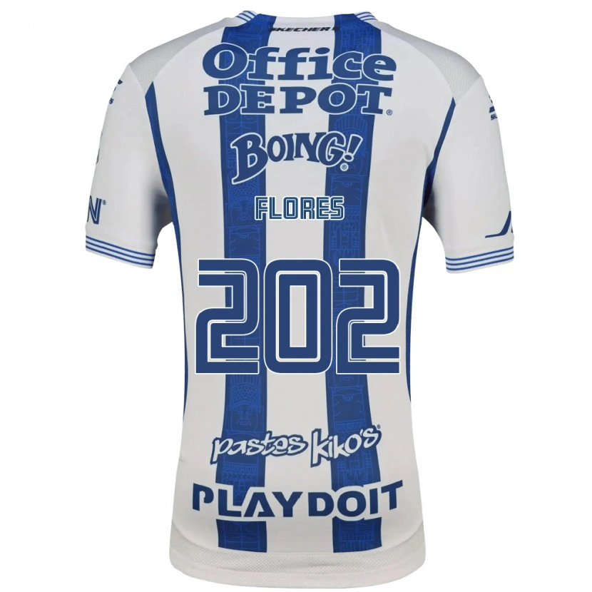 Danxen Herren Luis Flores #202 Weiß Marineblau Heimtrikot Trikot 2026/27 T-Shirt Schweiz