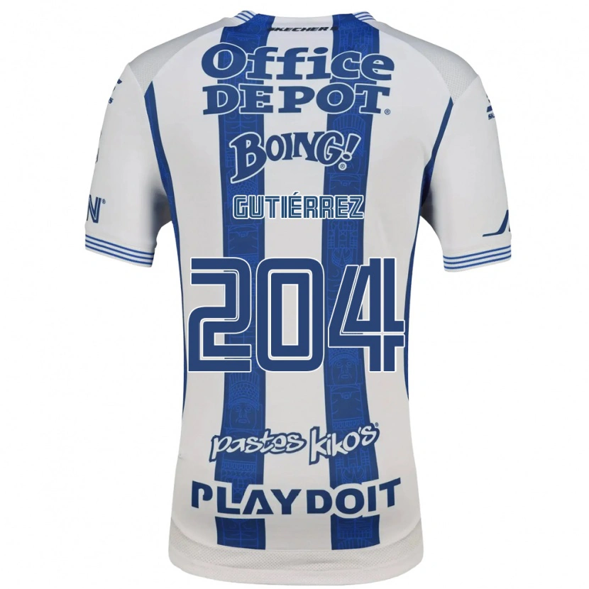 Danxen Herren Saúl Gutiérrez #204 Weiß Marineblau Heimtrikot Trikot 2026/27 T-Shirt Schweiz