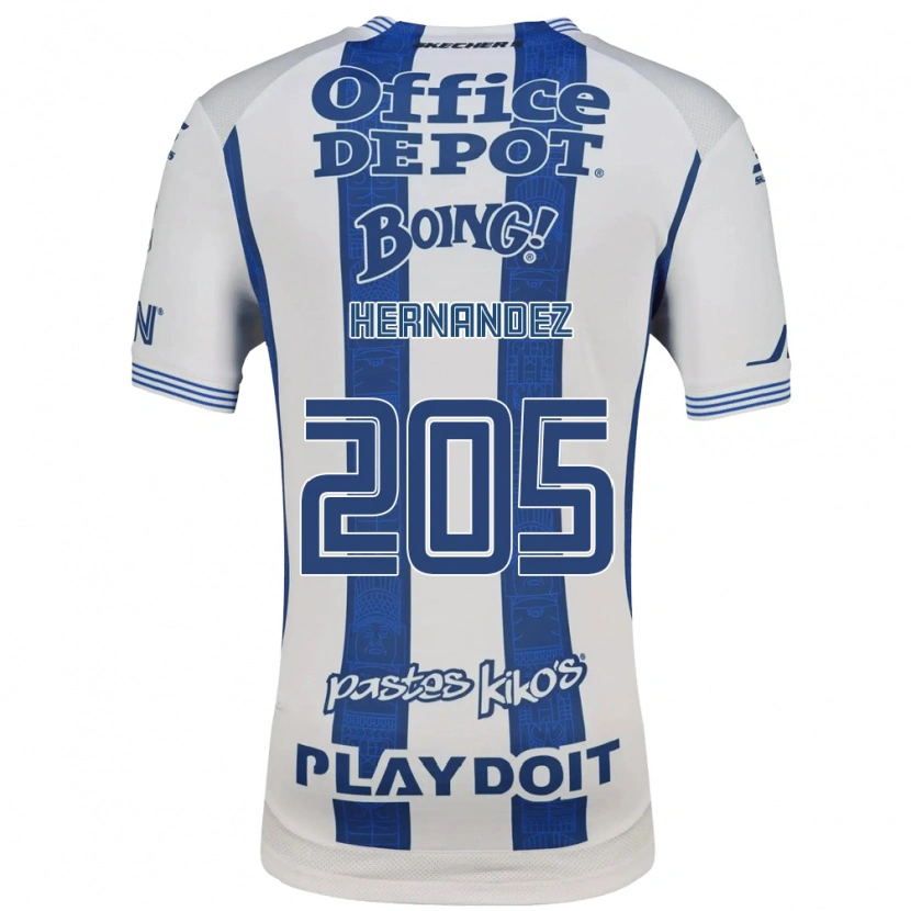Danxen Herren Sergio Hernández #205 Weiß Marineblau Heimtrikot Trikot 2026/27 T-Shirt Schweiz