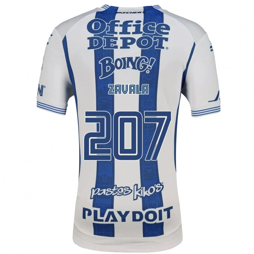 Danxen Herren Ian Zavala #207 Weiß Marineblau Heimtrikot Trikot 2026/27 T-Shirt Schweiz