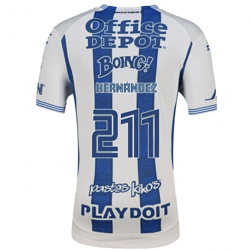 Danxen Herren Cristóbal Hernández #211 Weiß Marineblau Heimtrikot Trikot 2026/27 T-Shirt Schweiz