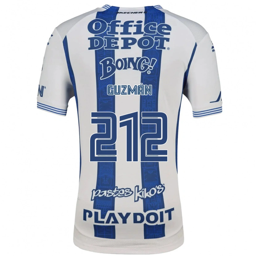 Danxen Herren Enrique Guzmán #212 Weiß Marineblau Heimtrikot Trikot 2026/27 T-Shirt Schweiz