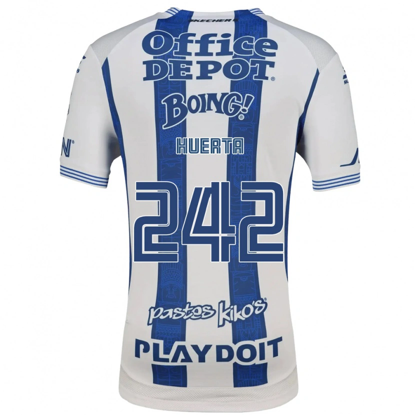 Danxen Herren Héctor Huerta #242 Weiß Marineblau Heimtrikot Trikot 2026/27 T-Shirt Schweiz