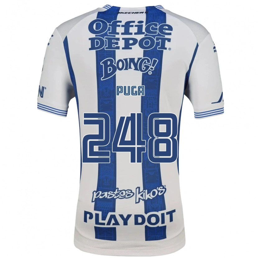 Danxen Herren Luis Puga #248 Weiß Marineblau Heimtrikot Trikot 2026/27 T-Shirt Schweiz