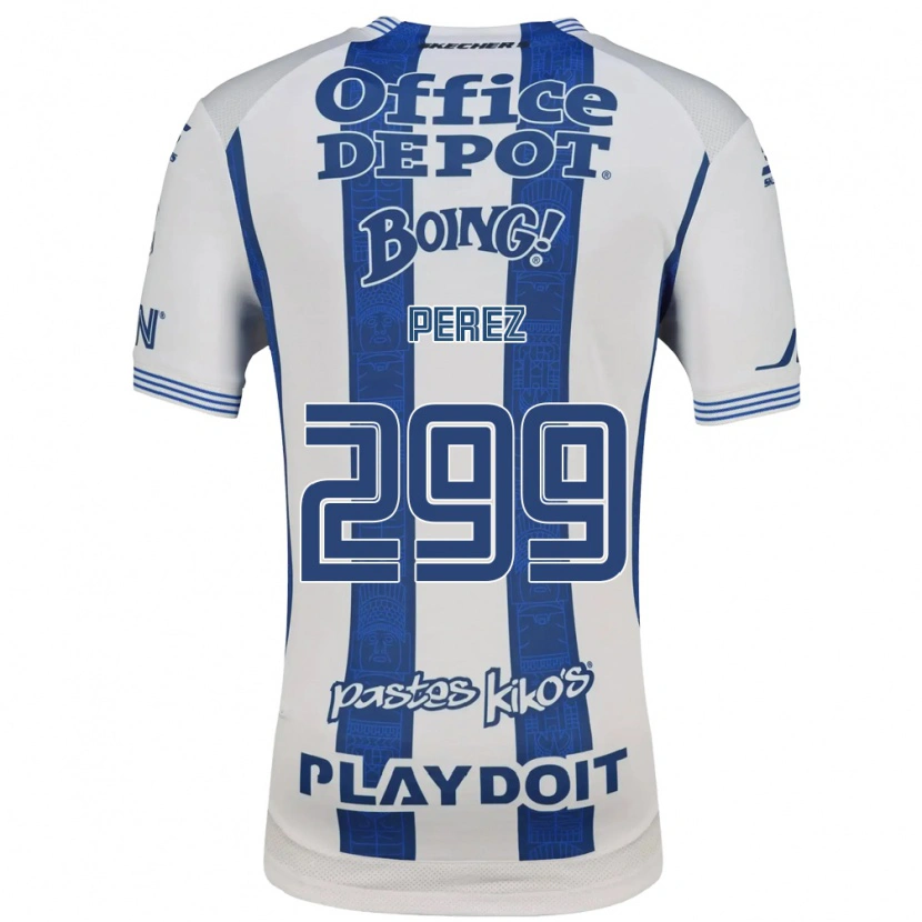 Danxen Herren Santiago Pérez #299 Weiß Marineblau Heimtrikot Trikot 2026/27 T-Shirt Schweiz