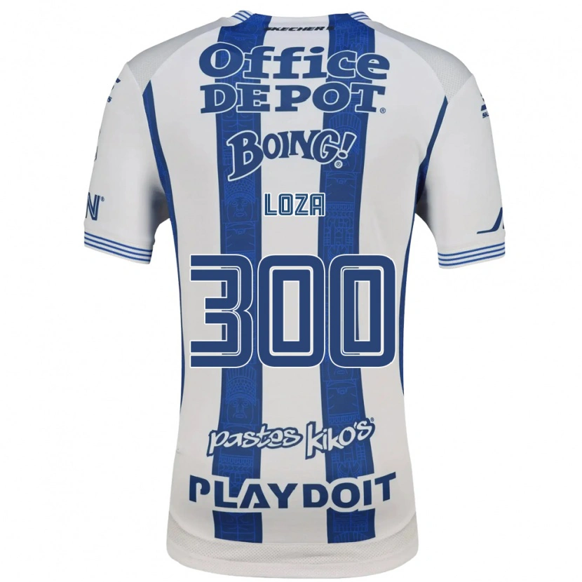 Danxen Herren Santino Loza #300 Weiß Marineblau Heimtrikot Trikot 2026/27 T-Shirt Schweiz