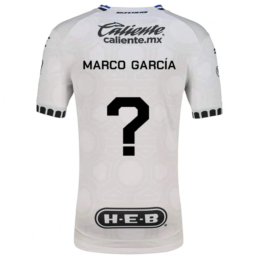 Danxen Herren Marco Garcia #0 Weiß Schwarz Blau Heimtrikot Trikot 2026/27 T-Shirt Schweiz
