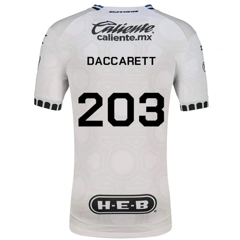 Danxen Herren Juan Daccarett #203 Weiß Schwarz Blau Heimtrikot Trikot 2026/27 T-Shirt Schweiz