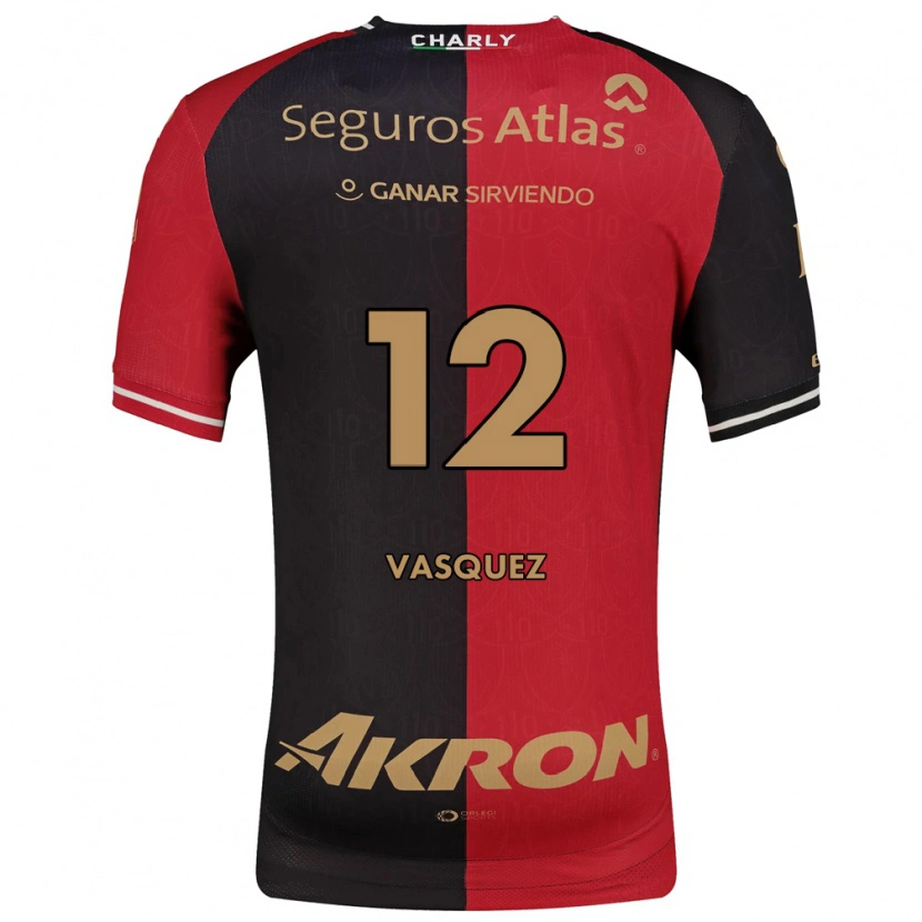 Danxen Herren Leyla Vasquez #12 Rot Schwarz Braun Heimtrikot Trikot 2026/27 T-Shirt Schweiz