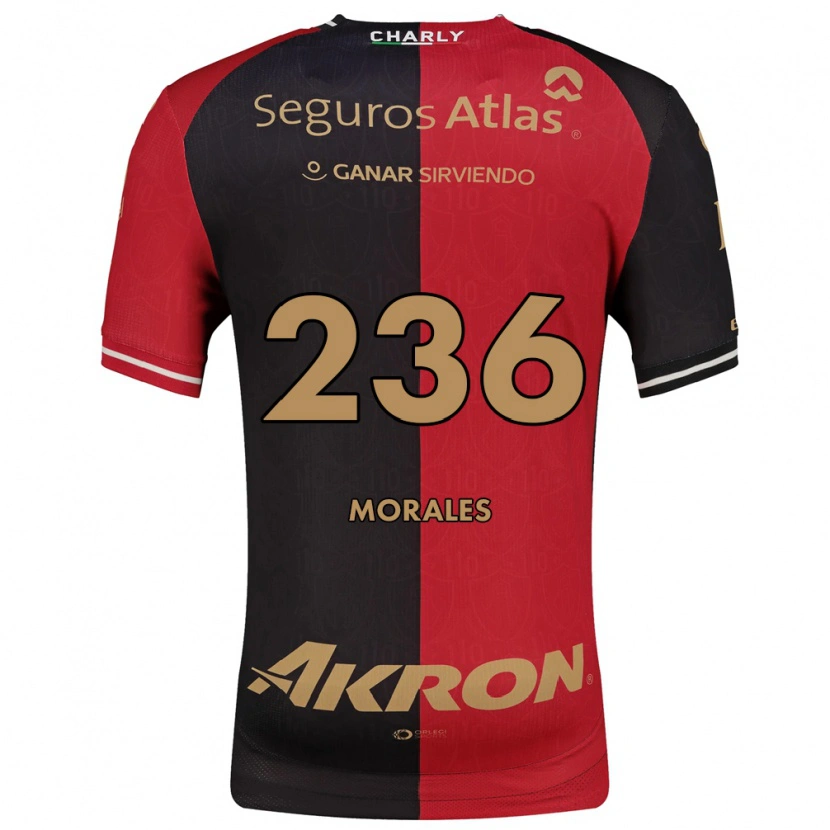 Danxen Herren Eduardo Morales #236 Rot Schwarz Braun Heimtrikot Trikot 2026/27 T-Shirt Schweiz