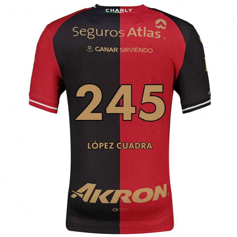 Danxen Herren Roberto López Cuadra #245 Rot Schwarz Braun Heimtrikot Trikot 2026/27 T-Shirt Schweiz