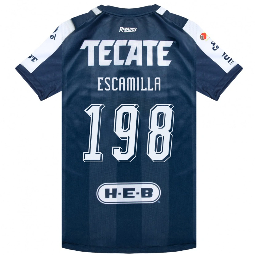 Danxen Herren Diego Escamilla #198 Tintenblau Weiß Rot Heimtrikot Trikot 2026/27 T-Shirt Schweiz