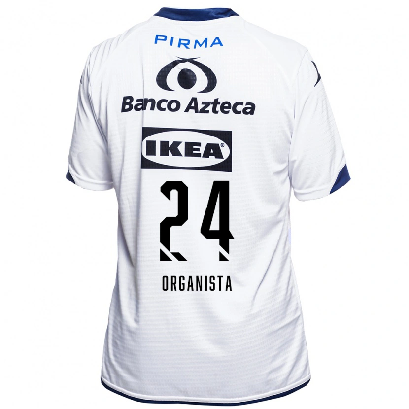 Danxen Herren Alejandro Organista #24 Weiß Schwarz Blau Heimtrikot Trikot 2026/27 T-Shirt Schweiz