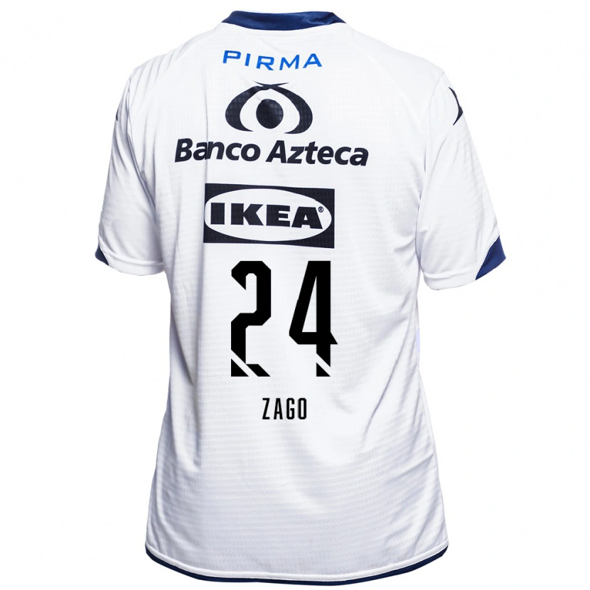 Danxen Herren Diego Zago #24 Weiß Schwarz Blau Heimtrikot Trikot 2026/27 T-Shirt Schweiz