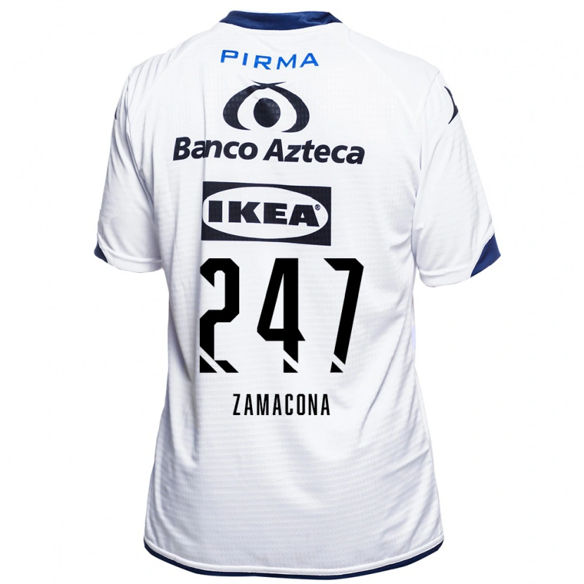 Danxen Herren Héctor Zamacona #247 Weiß Schwarz Blau Heimtrikot Trikot 2026/27 T-Shirt Schweiz
