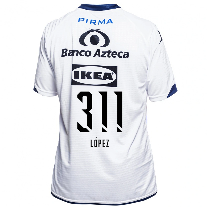 Danxen Herren Aldo López #311 Weiß Schwarz Blau Heimtrikot Trikot 2026/27 T-Shirt Schweiz