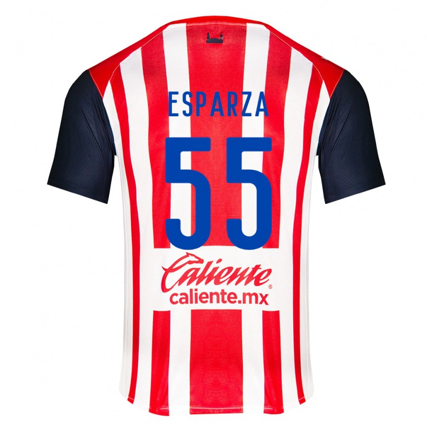Danxen Herren Sebastián Esparza #55 Rot Schwarz Weiß Heimtrikot Trikot 2026/27 T-Shirt Schweiz