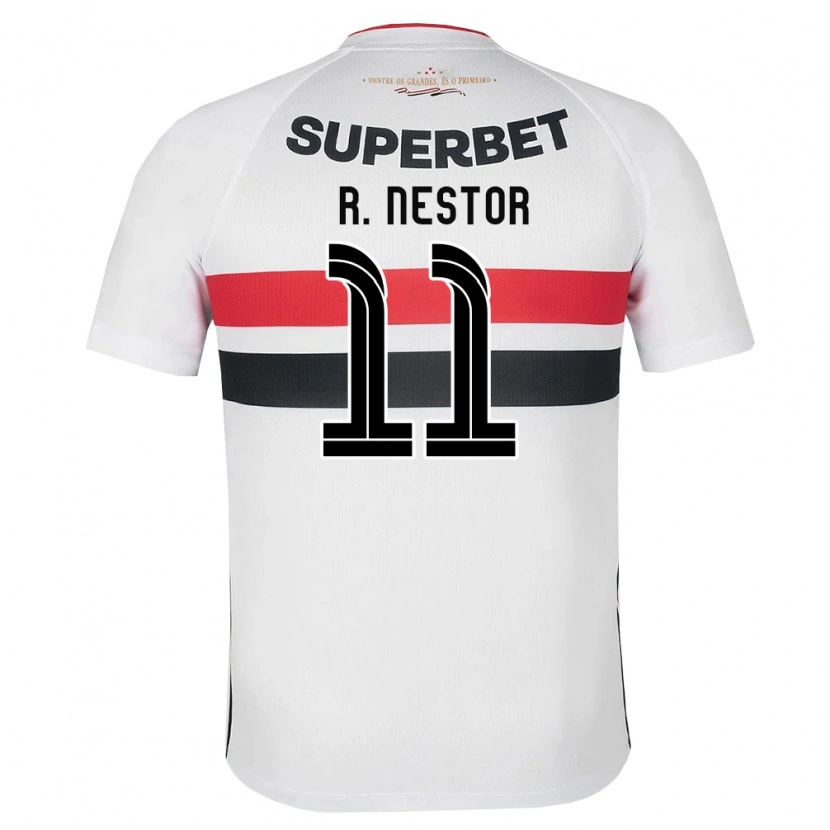 Danxen Herren Rodrigo Nestor #11 Weiß Rot Schwarz Heimtrikot Trikot 2026/27 T-Shirt Schweiz