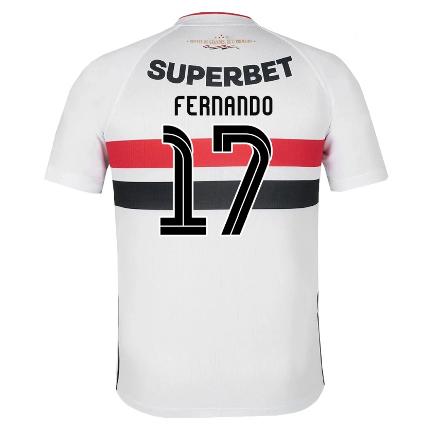 Danxen Herren Luiz Fernando #17 Weiß Rot Schwarz Heimtrikot Trikot 2026/27 T-Shirt Schweiz