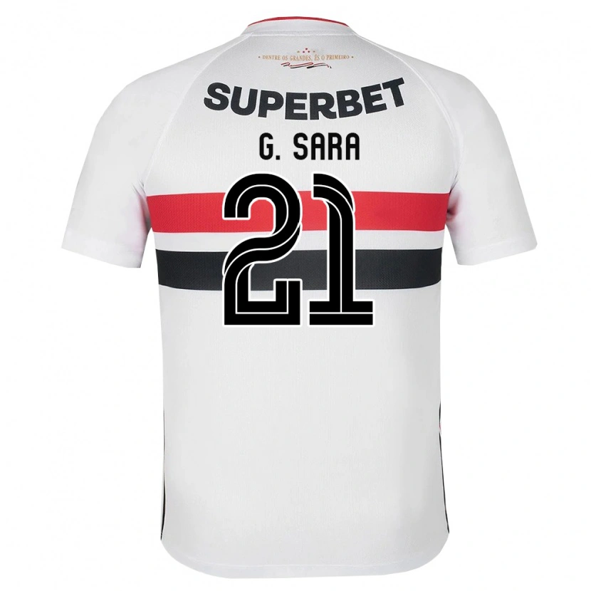 Danxen Herren Gabriel Sara #21 Weiß Rot Schwarz Heimtrikot Trikot 2026/27 T-Shirt Schweiz