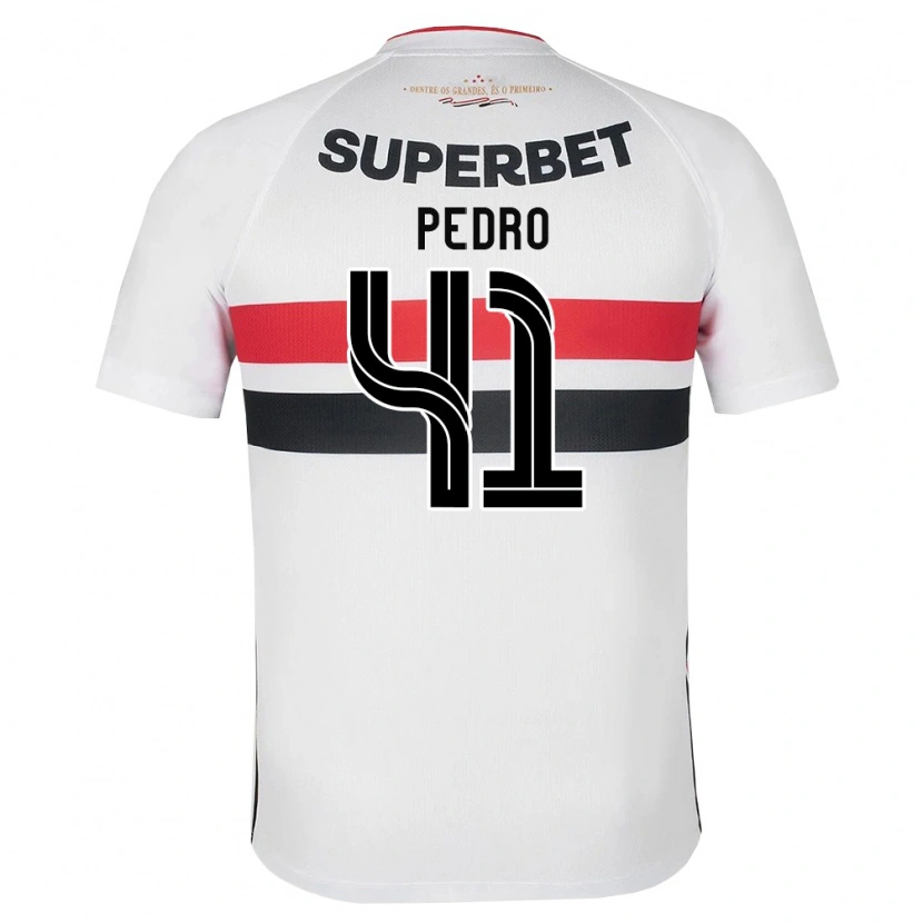 Danxen Herren João Pedro #41 Weiß Rot Schwarz Heimtrikot Trikot 2026/27 T-Shirt Schweiz