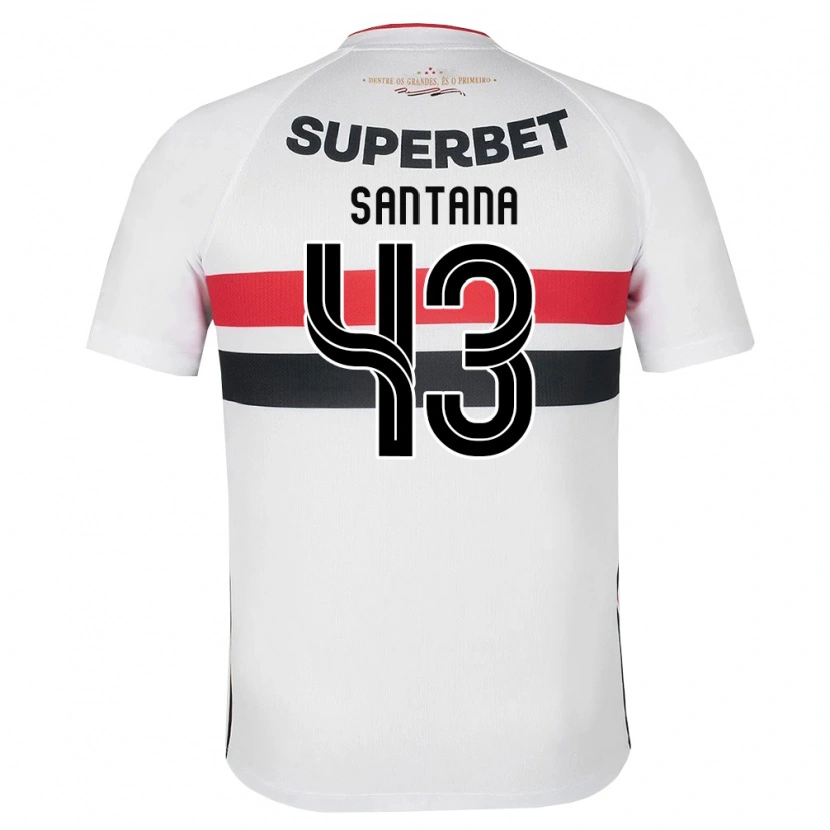 Danxen Herren Gustavo Santana #43 Weiß Rot Schwarz Heimtrikot Trikot 2026/27 T-Shirt Schweiz