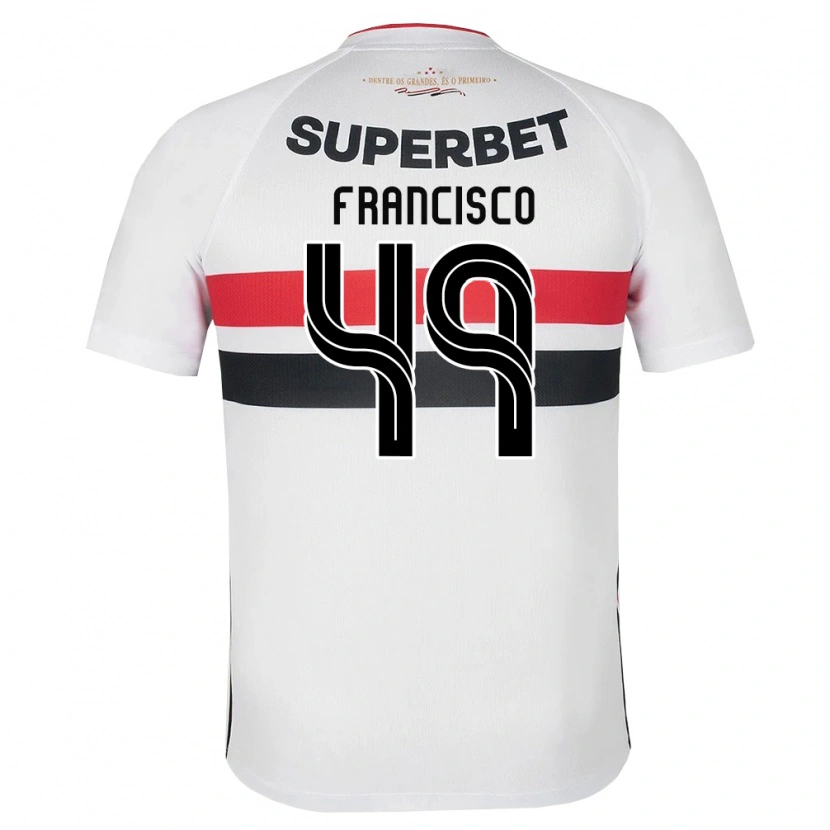 Danxen Herren Ryan Francisco #49 Weiß Rot Schwarz Heimtrikot Trikot 2026/27 T-Shirt Schweiz